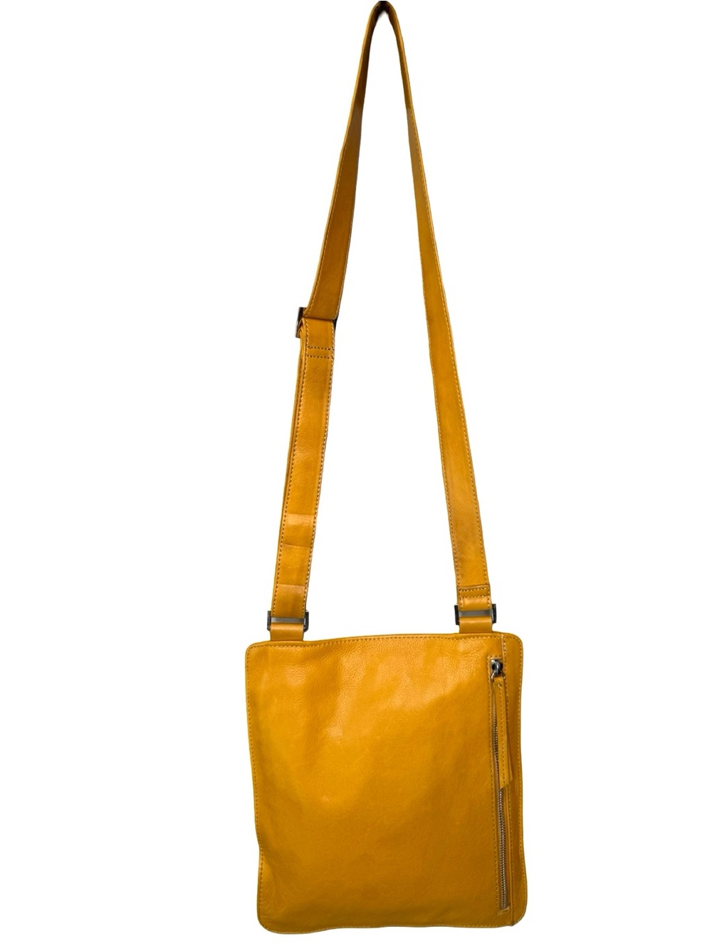 Fenn Wright Manson Mustard Yellow Studded Leather Crossbody Bag - Picture 11 of 16